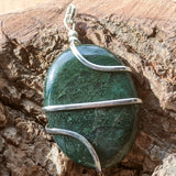 Moss Agate Pendant~JSPWRMA3
