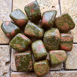 Tumbled Unakite~TUMUNAL