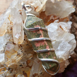 Unakite Point Pendant~JSPUNPP1