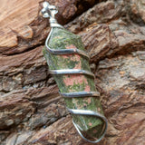 Unakite Point Pendant~JSPUNPP1