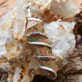 Unakite Point Pendant~JSPUNPP5