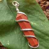 Red Jasper Point Pendant~JSPWRRP2