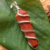 Red Jasper Point Pendant~JSPWRRP3
