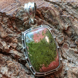 Unakite Pendant~JSSUNAP1