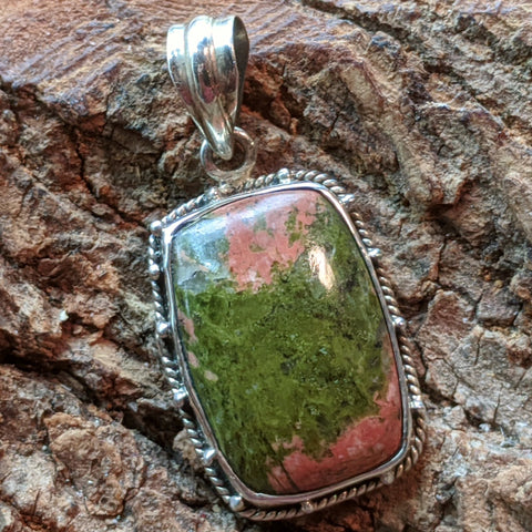 Unakite Pendant~JSSUNAP1