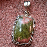 Unakite Pendant~JSSUNAP1