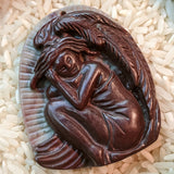 Brown Jasper Angel Carving~CRACARV6