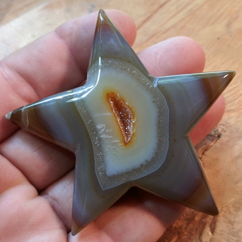 Druzy Agate Star~CRDRAG03