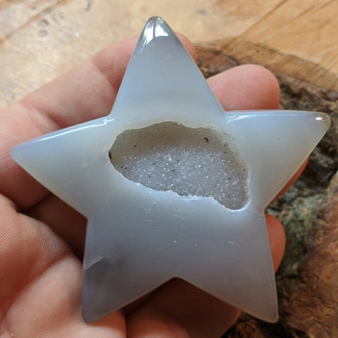 Druzy Agate Star~CRDRAG09