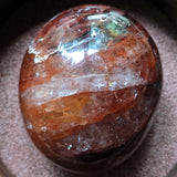 Red Hematoid Quartz Palm Stone~CRRHPS27