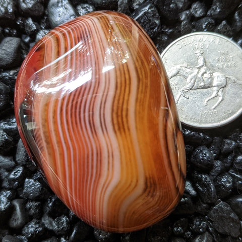 Sardonyx Palm Stone~CRSARD11