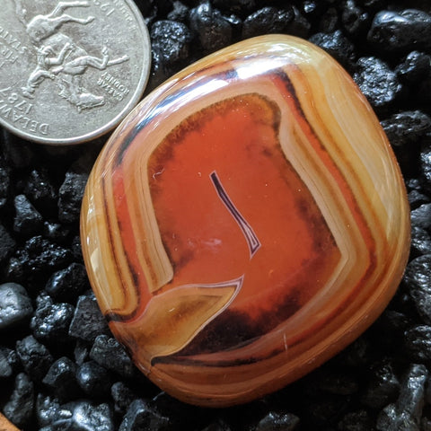 Sardonyx Palm Stone~CRSARD17