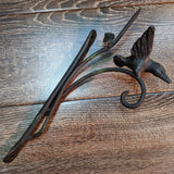 Metal Hummingbird Wall Hook~ SHDMHWHK