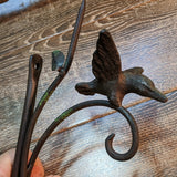 Metal Hummingbird Wall Hook~ SHDMHWHK