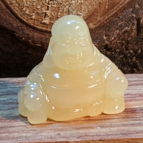 Yellow Aventurine Laughing Buddha~CRYALBUD