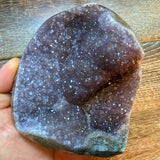 Amethyst Geode on Metal Stand~CRAMMS14