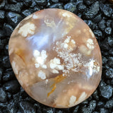 Manifestation Chalcedony Palm Stone~CRMCPS01