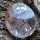 Red Hematoid Quartz Palm Stone~CRRHPS10