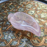 Rose Quartz Leaf Bowl~CRRQBL01