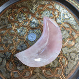 Rose Quartz Moon Bowl~CRRQBL07