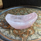 Rose Quartz Moon Bowl~CRRQBL07