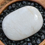 Scolecite Palm Stone~CRSCPS01