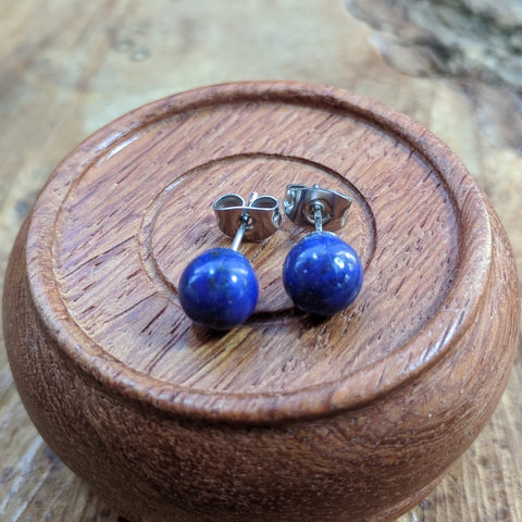 Lapis Lazuli Post Earrings~JSSLAPER