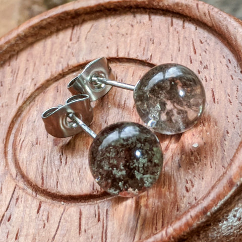 Lodolite Post Earrings~JLODER01