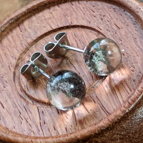 Lodolite Post Earrings~JLODER02