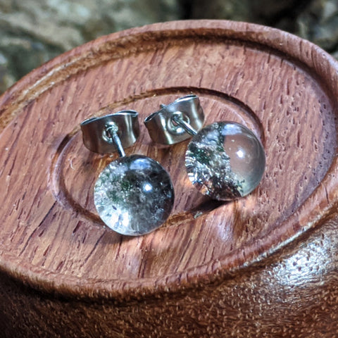 Lodolite Post Earrings~JLODER03