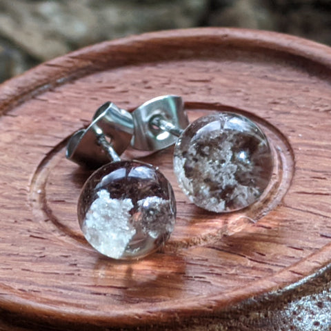 Lodolite Post Earrings~JLODER08