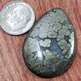 Marcasite Agate Cabochon~CRMARAC1