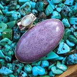 Stichtite & Moonstone Pendant~JSSSTIC5
