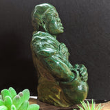 Verdite Woman & Vase Carving~ CRSVCAR5