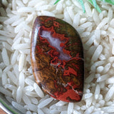 Sagenite Red Plume Agate Cabochon~JSSSRAC1