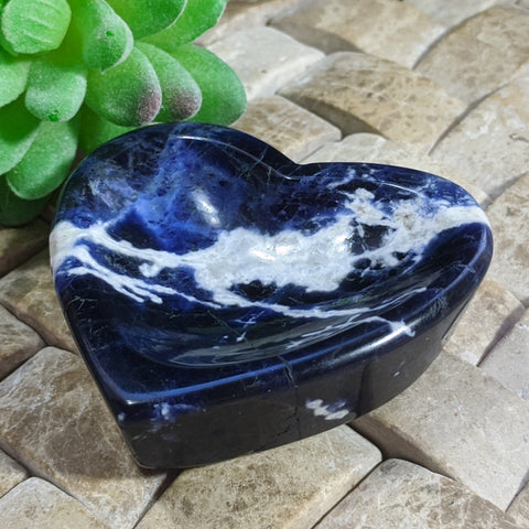 Sodalite Heart Bowl~CRSLHB02