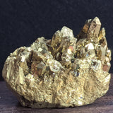 Gold Aura Quartz Cluster~CRGAQC07