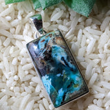 Copper Petrified Wood Pendant~JSSCPWP4