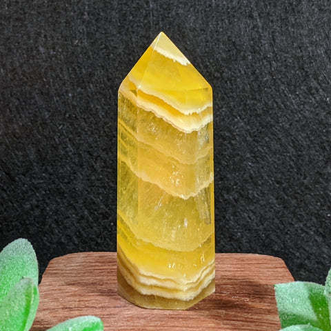 Banded Yellow Fluorite Generator~ CRYFLR06