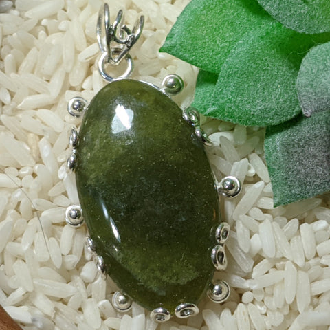 Vesuvianite (Idocrase) Pendant~JSSVESU1