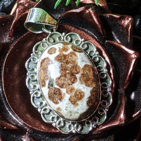 Spessartine Garnet Pendant~JSSSPGR4
