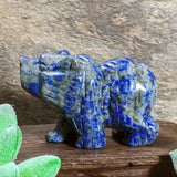 Lapis Lazuli Bear Carving~ CRLBEAR1