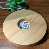 Rainbow Light USB LED Wood Light Base~CRLEDRLB