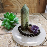 Selenite Round Charging Plate~CRSERDCP