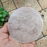 Selenite Round Charging Plate~CRSERDCP