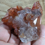 Tangerine Quartz Cluster~CRTQTZ06