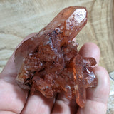 Tangerine Quartz Cluster~CRTQTZ06