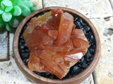 Tangerine Quartz Cluster~CRTQTZ09