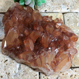 Tangerine Quartz Cluster~CRTQTZ10