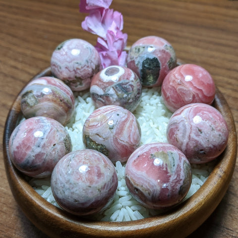 Rhodochrosite Mini Sphere~Large~CRRHCMSL